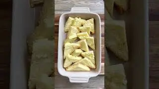 САМЫЙ ПРОСТОЙ рецепт пудинга из хлеба с маслом &mdash; 7 минут на приготовление! #десертрецепт #рецепт ...