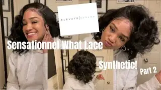 ElevateStyles Synthetic Lace Frontal Wig Review | OMG Giving Human Hair Vibes| Affordable Hair
