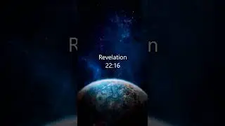 Jesus is the Bright Morning Star (Bible Verse: Rev. 22:16)  #bibleverseoftheday