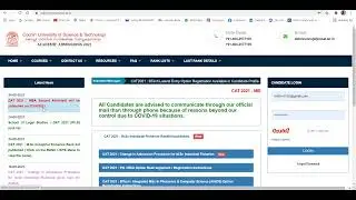 CUSAT CAT 2021 Admission Update | MBA, M.tech & B.tech Admission | Sushant Thakur