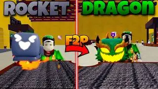 Trading From Worst ROCKET TO DRAGON (West) Fruit In One Video Only From Trading (Blox Fruit)