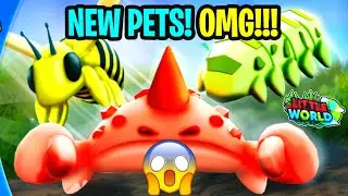 *NEW* PETS 😱 In Roblox Little World!!!