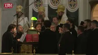 Пасхално вечерње у храму Светог Саве