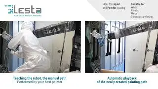 Self-learning robot for automatic finishing of metal and wood - drawers, windows, doors, kitchens