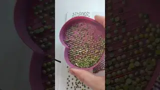 Diamond painting leftover dots project 💎❤#asmr #diycraft #creative #nevergiveupyourdreams