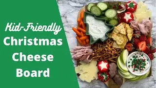 Kid-Friendly Christmas Cheese Charcuterie Board (Festive and Healthy)