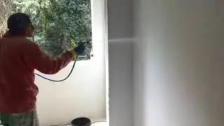 Airless MPP-500 aplicando massa corrida