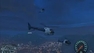 GTA 5 -  Gun Truck vs Police Helicopter