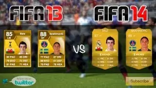 FIFA 14 Ultimate Team - Official Player stats comparison Ep. 2 ft Ibrahimovic, Bale & Neymar!