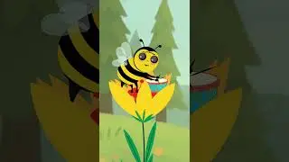 The Little Bees flying -part 2| 5 Little Bees #littlebee #bee #kidssongs #beevideo #kidswatching