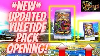 Wizard101: *NEW* Updated Yuletide Pack + Winter Wonderland Pack Opening!