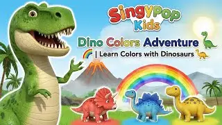 &ldquo;Dino Colors Adventure 🌈🦕 | Learn Colors with Dinosaurs | SingyPop Kids&rdquo;
