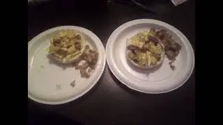 Homemade Breakfast Pizza Bagels 🥯🍳🥓🧀🍕 For Lunch Recipe