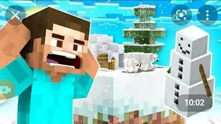 I made a snow kingdom in oneblock #part 6