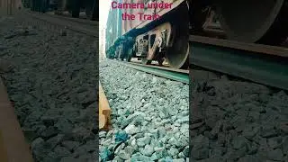 Camera Under The Train 🚝😳||ट्रेन के नीचे वीडियो#shorts#railway#train#rail#viral#travel#trending