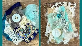 📎 Fabric Clusters: Use as embellishments OR Altered Paper Clips!