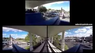 WDW Virtual Visit - MULTICAM POV - Tomorrowland Transit Authority Peoplemover