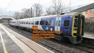 Trains at Cramlington Station on Saturday 22nd November 2025 in Full 4K Ultra HD! feat 34067 & 57314