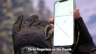 Seibertron Three Fingerless Climbing Rope Glove for Rock Climbing Rescue Adventure Sailing kayaking