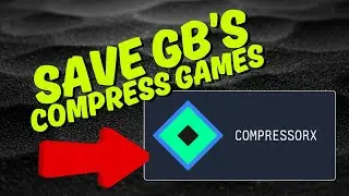 Game Compression Software - CompressorX #gaming #gamer #steam #nvidia #amd @3DGAMEMAN