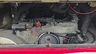 1974 Type-2 VW Van Engine running from start up