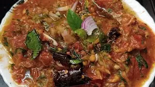Methi Tomato chutney🍅 #మెంతి ఆకు టమాటో రోటి పచ్చడి# డయాబెటిస్ వాళ్లకు స్పెషల్