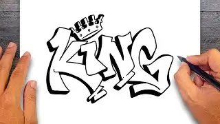 How to draw Graffiti King