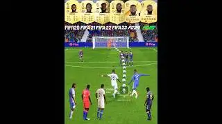 Antonio Rudiger Free Kicks Evolution From FIFA 20 To EA FC 25 #rudigershorts #fc25 #freekickgoals