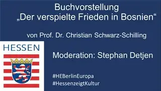 Buchvorstellung von Prof. Dr. Christian Schwarz-Schilling in der Hessischen Landesvertretung Berlin