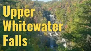 Upper Whitewater Falls - Cashiers, NC | 2 HOURS Relaxing Autumn Waterfall in 4K