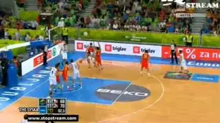 Luigi Datome Buzzer Beater against Spain for OverTime   EuroBasket 2013  Italy - Spain