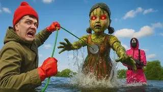 Znalazłem Laleczkę z Squid Game Pod Wodą podczas Magnetycznego Wędkowania!