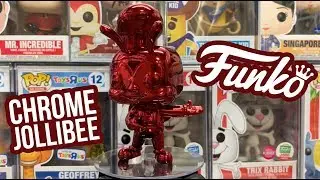 Jollibee Funko Pop Red Chrome Metallic Custom Funko
