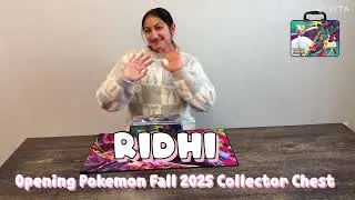 Ridhi Opening Pokemon's NEW 2025 Fall Collector Chest!