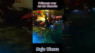 Primera vez en un Cenote Subterr&aacute;neo