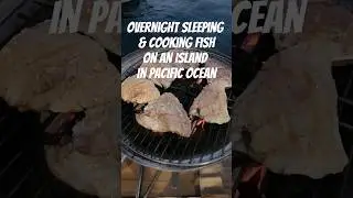 fresh fish cooking & sleeping on the Island  #pacific #ocean #mexico #fishing #cooking #food #travel