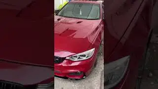 BMW 4 series wrapped in grey
