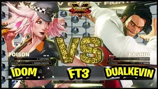 SFV CE - Idom (Poison) vs DualKevin (Rashid) - Fighting Games Replays🔥