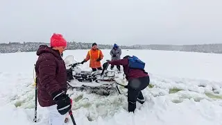 What Can Go Wrong When Ice Fishing in Polar Temperatures and Heavy Snow