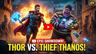 THOR ने पकड़ा iPhone Chor Thanos #aihulk