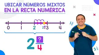 Ubicar N&Uacute;MEROS MIXTOS en la recta num&eacute;rica