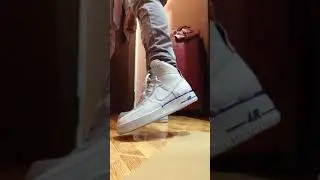 Nike Air Force 1 High '07 (Wolf grey) On Feet.!