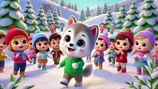 Wolf Pup&rsquo;s Snow Song 🐺❄️ | A Winter Howl & Play Song for Kids 🌨️🎶|Nursery Rhymes & Kids Songs