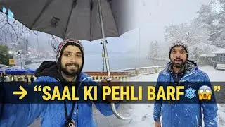 “Din Bhar Barish 🌧️ Aur Raat Mein Barf ❄️ | 2026 Ki Pehli Snowfall 😱”