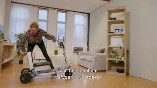 Opvouwbare scootmobiel bij het Huis van Morgen