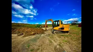 CAT 307C Excavator Digging