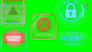 Assess Cod Error Green Screen Video || Assess Denied, Warning Alert Possessing Video || NK Creation