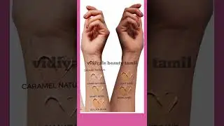 How to select 3 in1 Foundation Faces Canada|Fair skin to Dark skin #vidiyalebeautytamil #duskyskin