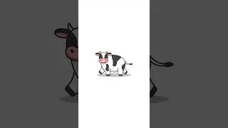Cow..#illustration #character #designs #cute #adobeillustrator #mascot #farmanimals #cow