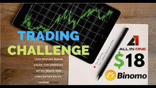 TRADING CHALLENGE BINOMO MODAL $18